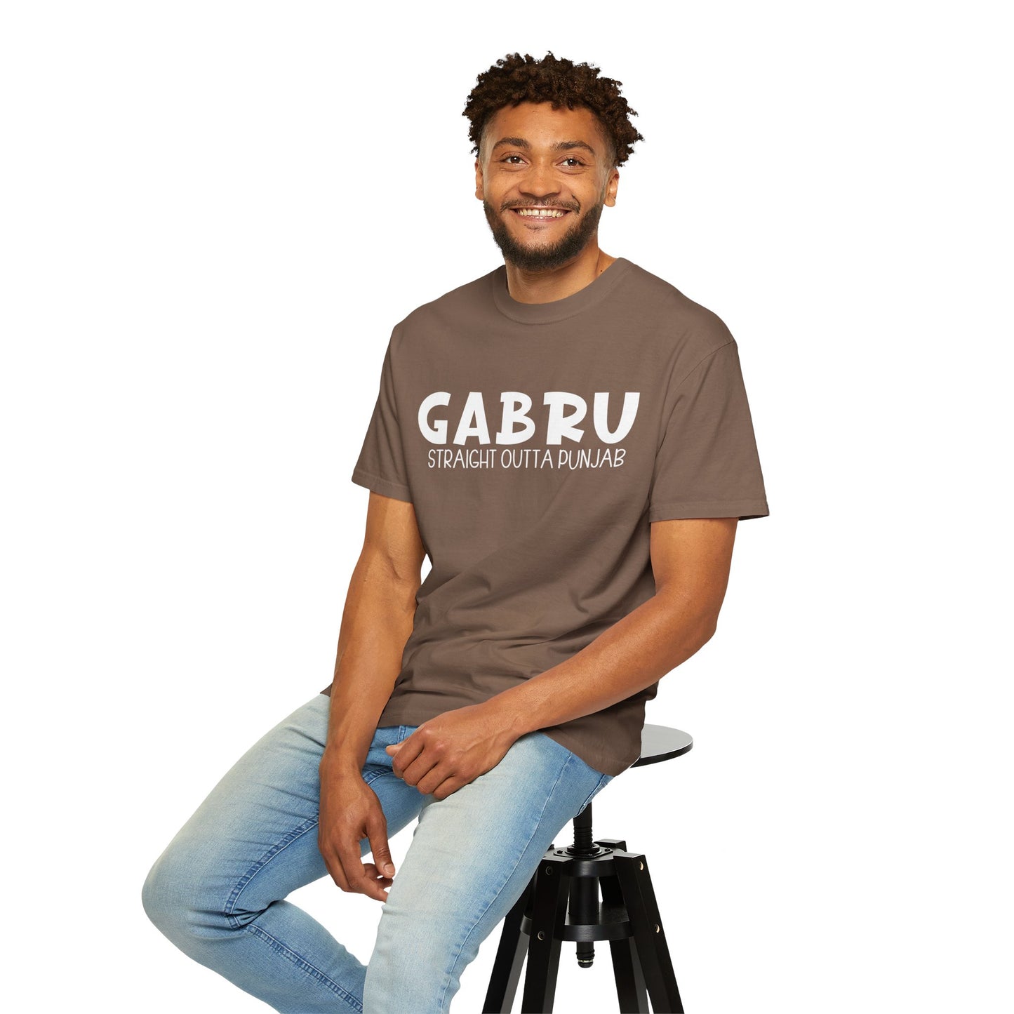 Gabru T-Shirt | Punjabi Desi Swagger Graphic Tee for Men