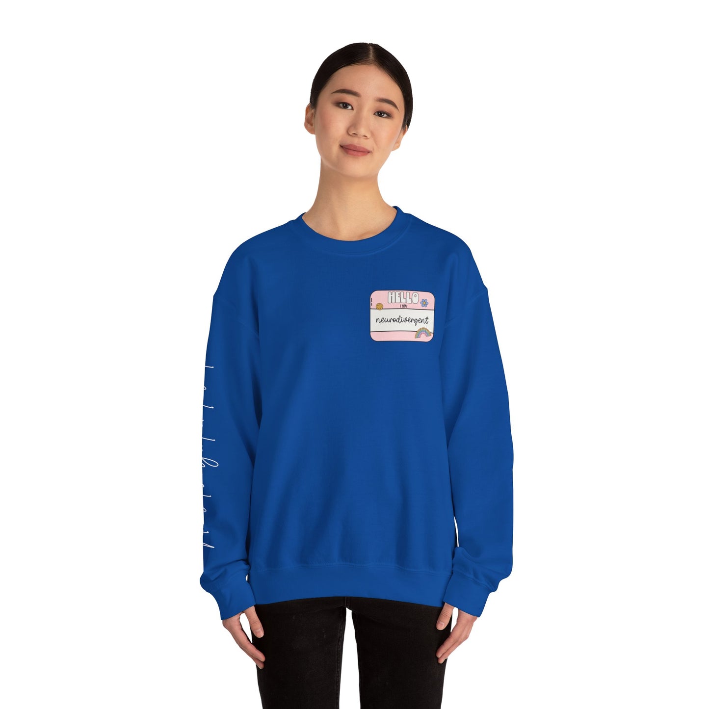 Neurodivergent and Proud Sweatshirt – ADHD Autism Mental Health Awareness