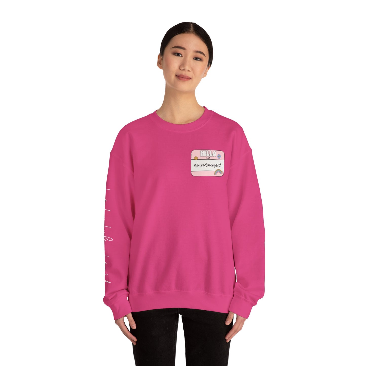 Neurodivergent and Proud Sweatshirt – ADHD Autism Mental Health Awareness