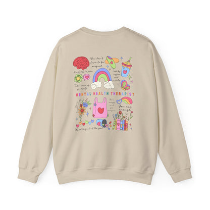 Can't Talk Right Now Therapist Sweatshirt | Funny Mental Health Crewneck