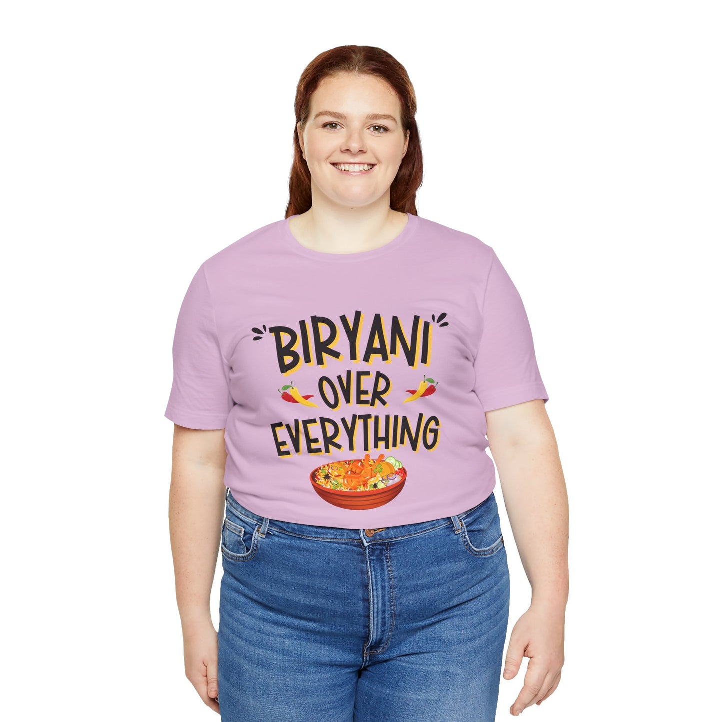 Biryani Over Everything T-Shirt | Funny Desi Foodie Graphic Tee