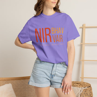Nirbhau Nirvair T-Shirt | Sikh Mool Mantar Gurbani Graphic Tee