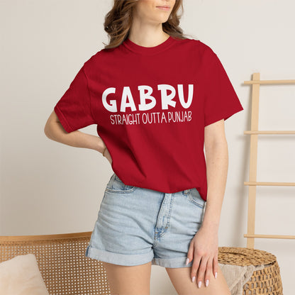 Gabru T-Shirt | Punjabi Desi Swagger Graphic Tee for Men