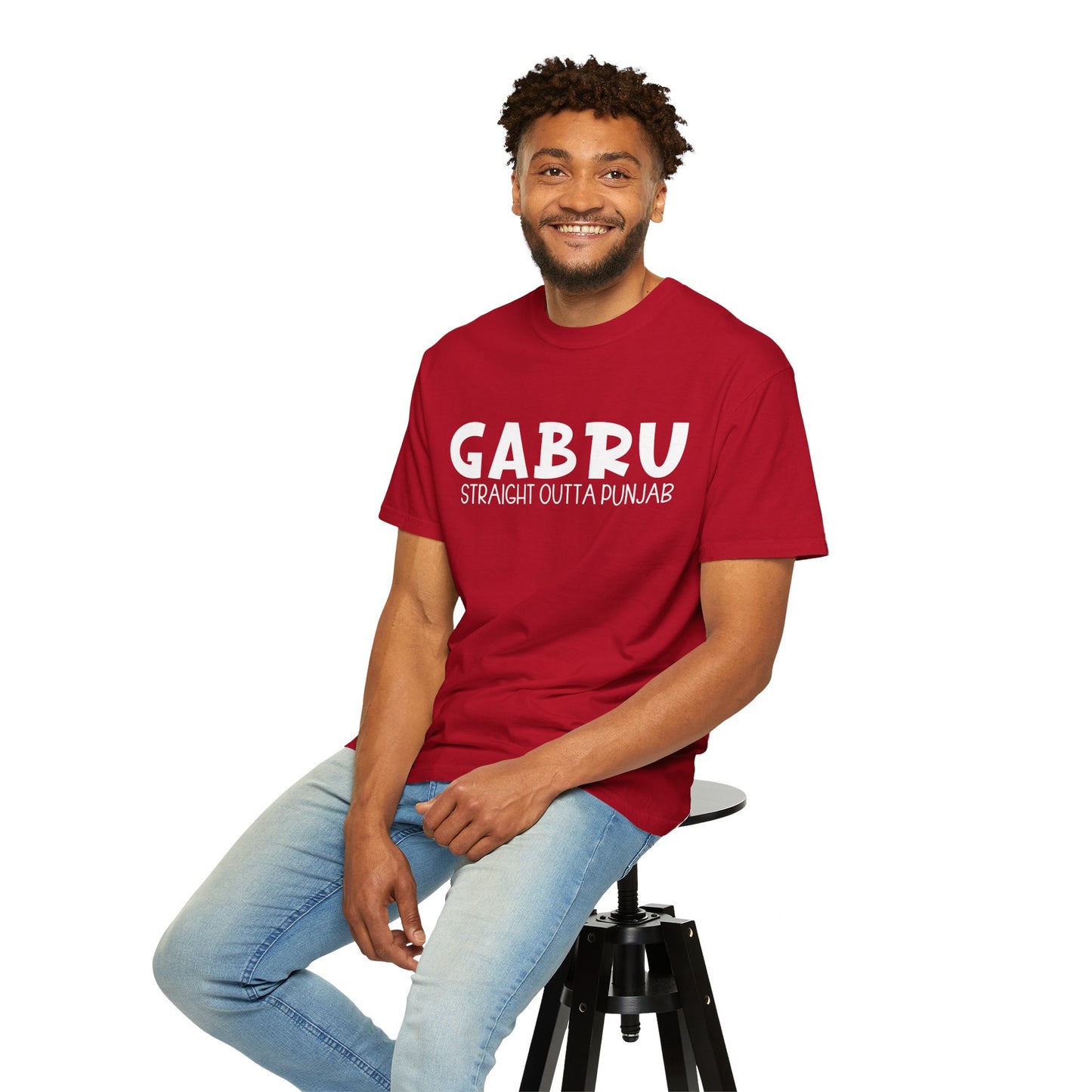 Gabru T-Shirt | Punjabi Desi Swagger Graphic Tee for Men