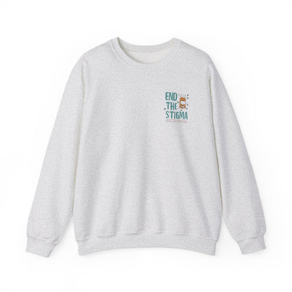 End the Stigma Mental Health Sweatshirt | Empowering Desi Awareness Crewneck