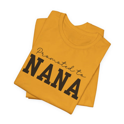 Promoted to Nana Shirt | Baby Announcement Tee | New Grandpa Gift | Desi South Asian | Indian Pakistani | Nana Ji Gift