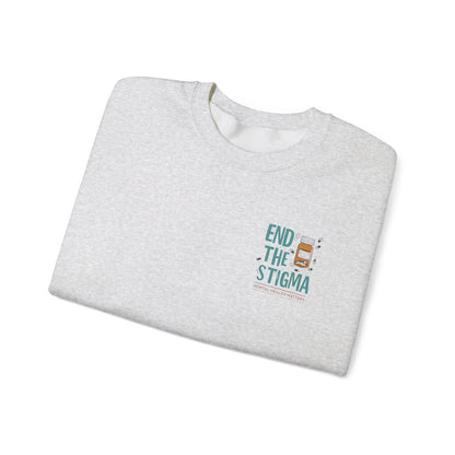 End the Stigma Mental Health Sweatshirt | Empowering Desi Awareness Crewneck