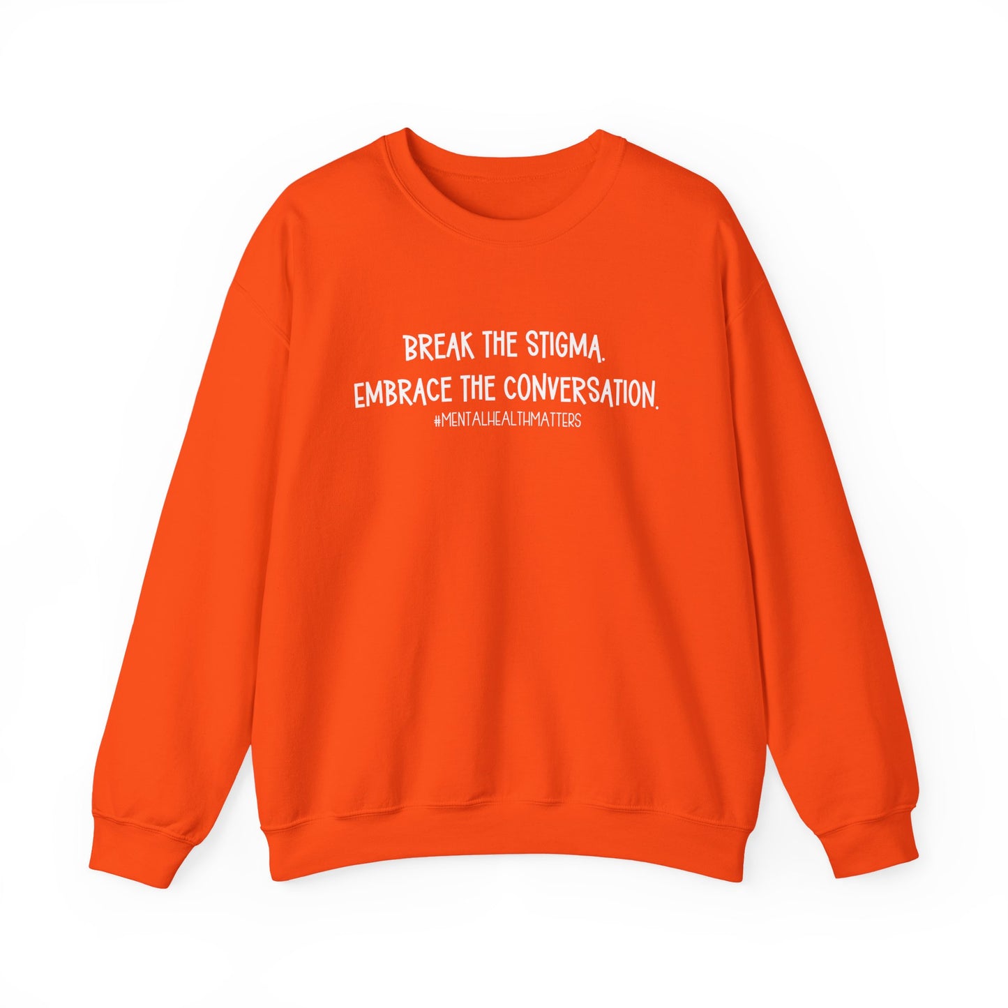 Break the Stigma - Mental Health Awareness Crewneck Sweatshirt