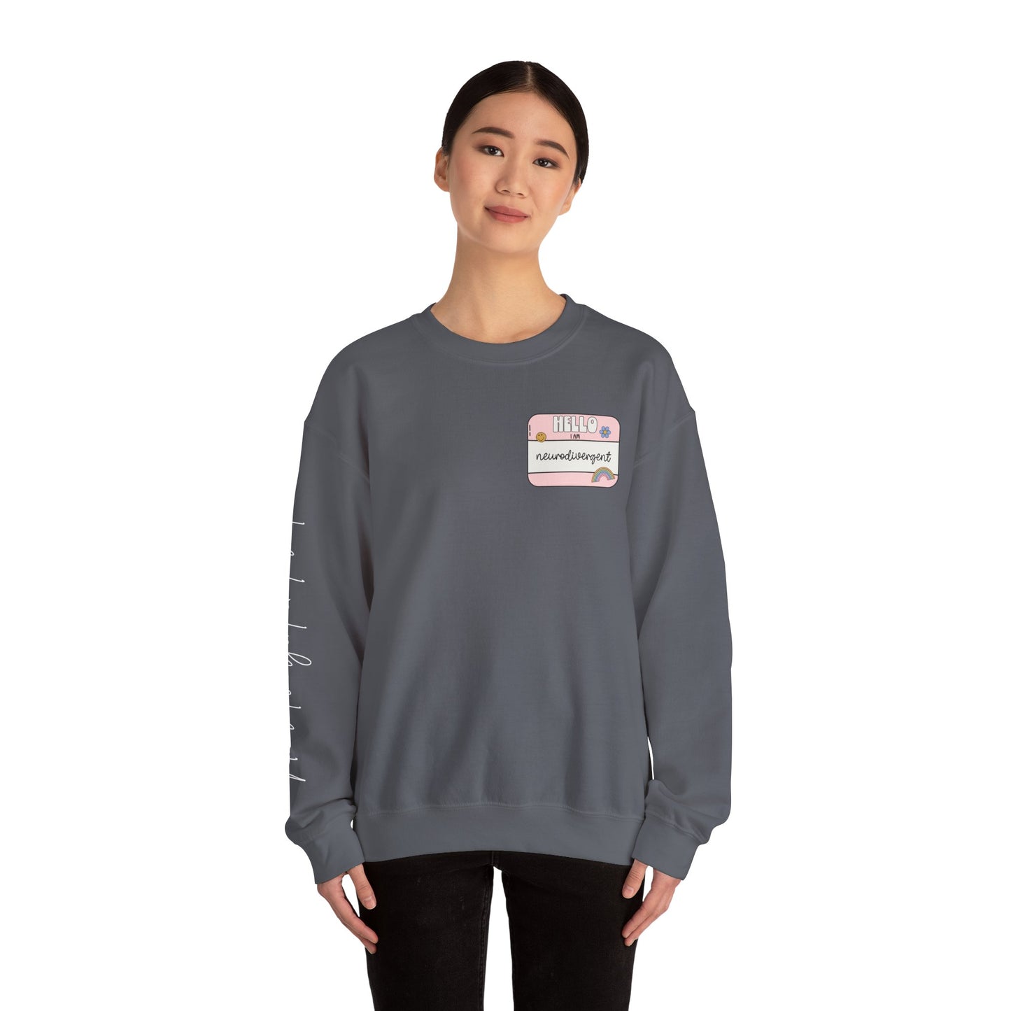 Neurodivergent and Proud Sweatshirt – ADHD Autism Mental Health Awareness