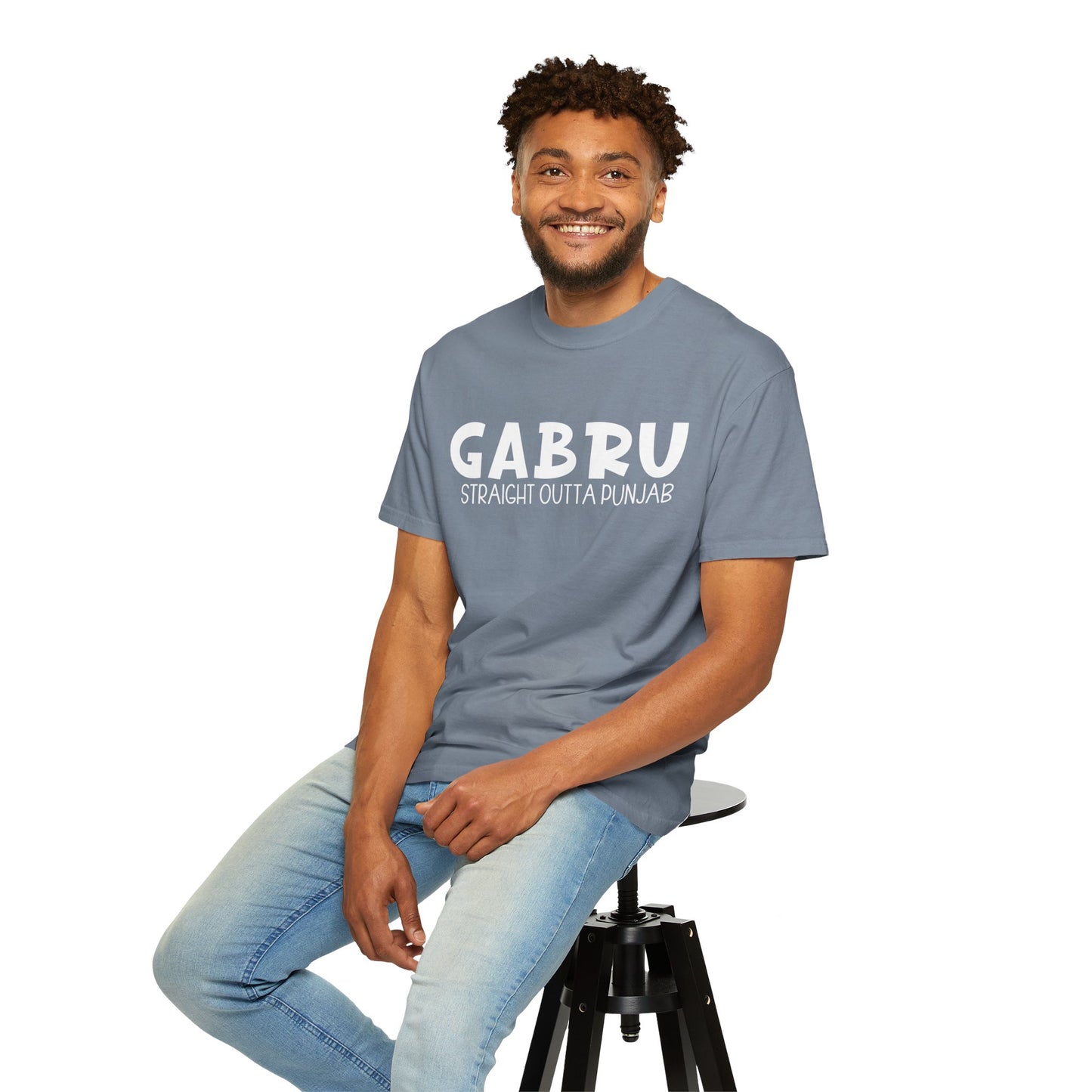 Gabru T-Shirt | Punjabi Desi Swagger Graphic Tee for Men