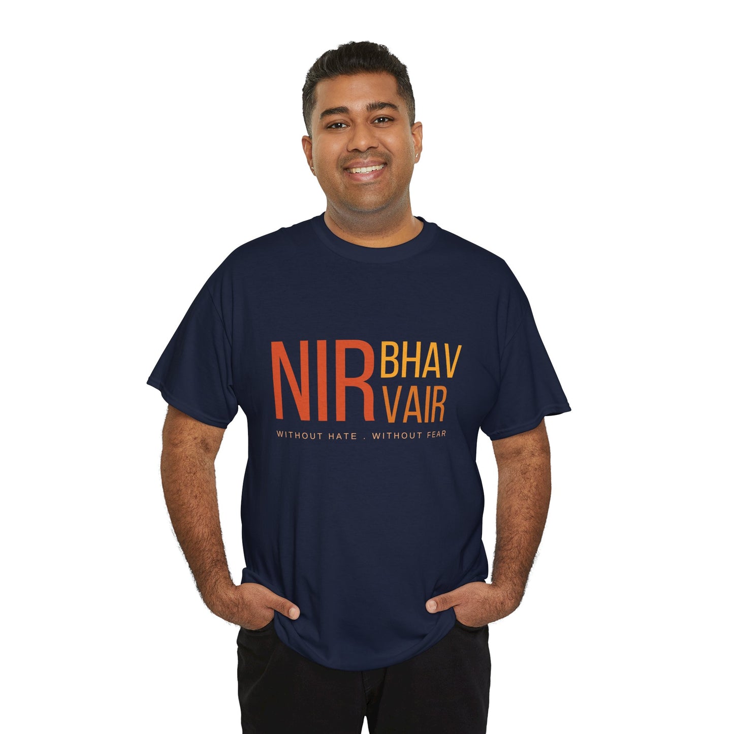 Nirbhau Nirvair T-Shirt – Punjabi Quote Tee