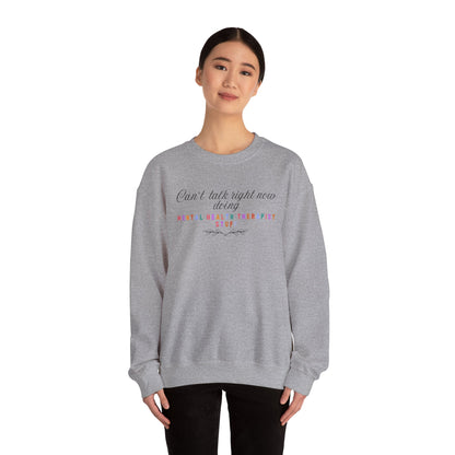 Can't Talk Right Now Therapist Sweatshirt | Funny Mental Health Crewneck