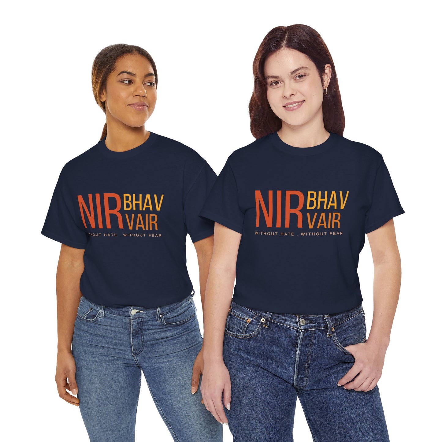 Nirbhau Nirvair T-Shirt – Punjabi Quote Tee
