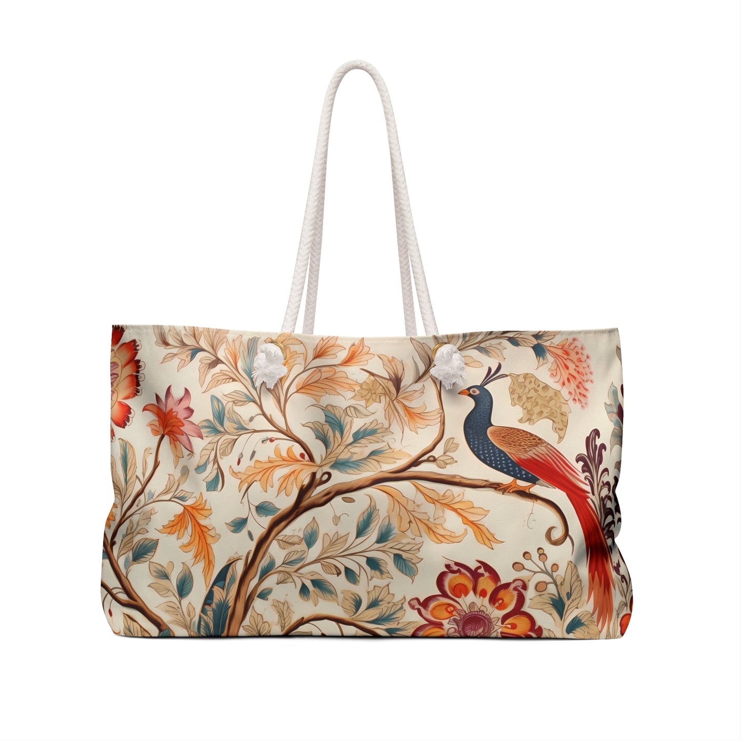 Indian Kalamkari Print Weekender Tote Bag