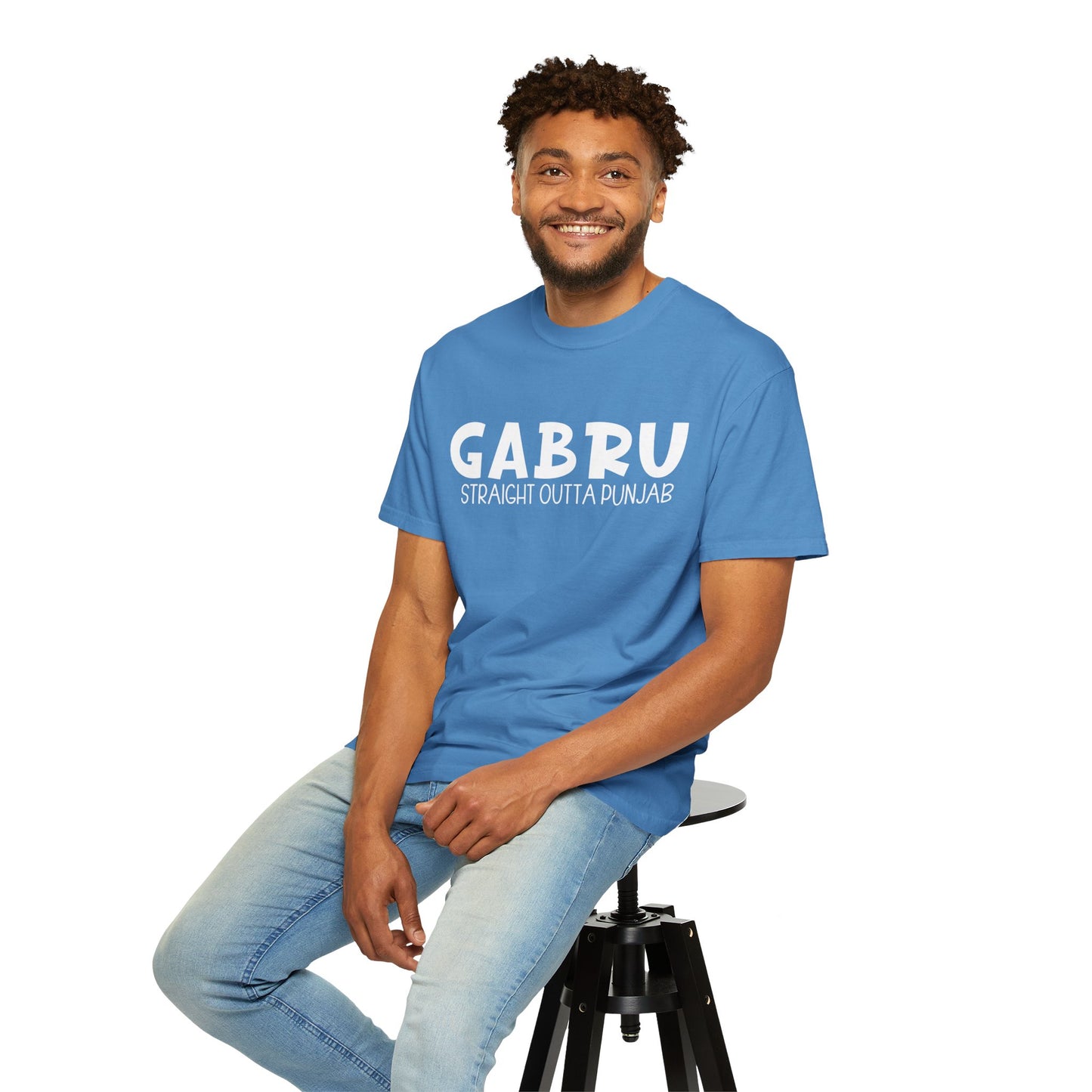 Gabru T-Shirt | Punjabi Desi Swagger Graphic Tee for Men