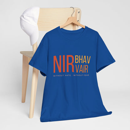 Nirbhau Nirvair T-Shirt – Punjabi Quote Tee