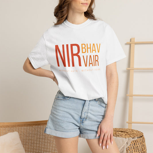 Nirbhau Nirvair T-Shirt | Sikh Mool Mantar Gurbani Graphic Tee
