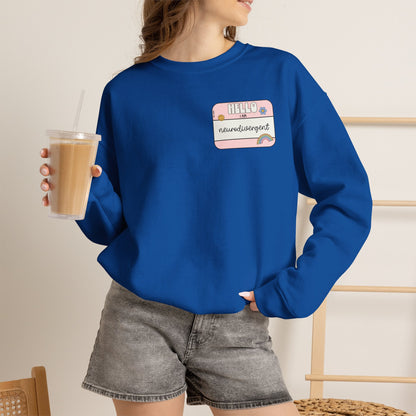 Neurodivergent and Proud Sweatshirt | ADHD Autism Awareness Crewneck