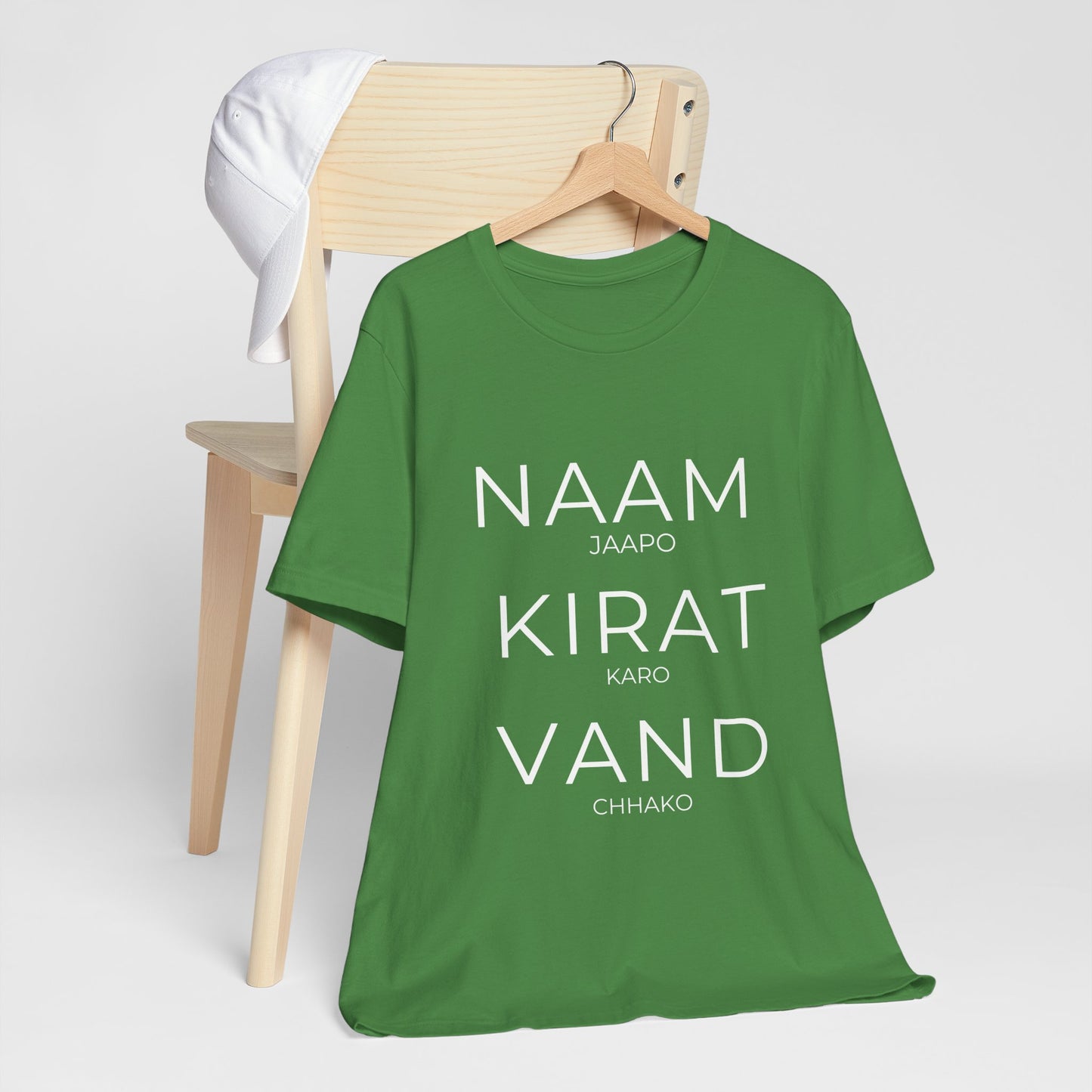 Naam Jappo Kirat Karo Vand Chhako T-Shirt | Sikh Three Pillars Tee