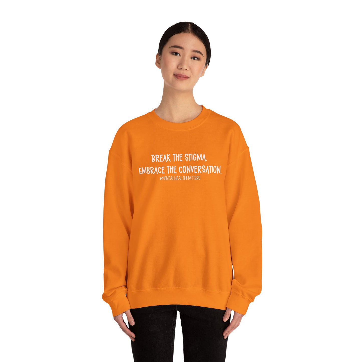 Break the Stigma - Mental Health Awareness Crewneck Sweatshirt