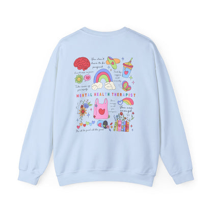 Can't Talk Right Now Therapist Sweatshirt | Funny Mental Health Crewneck