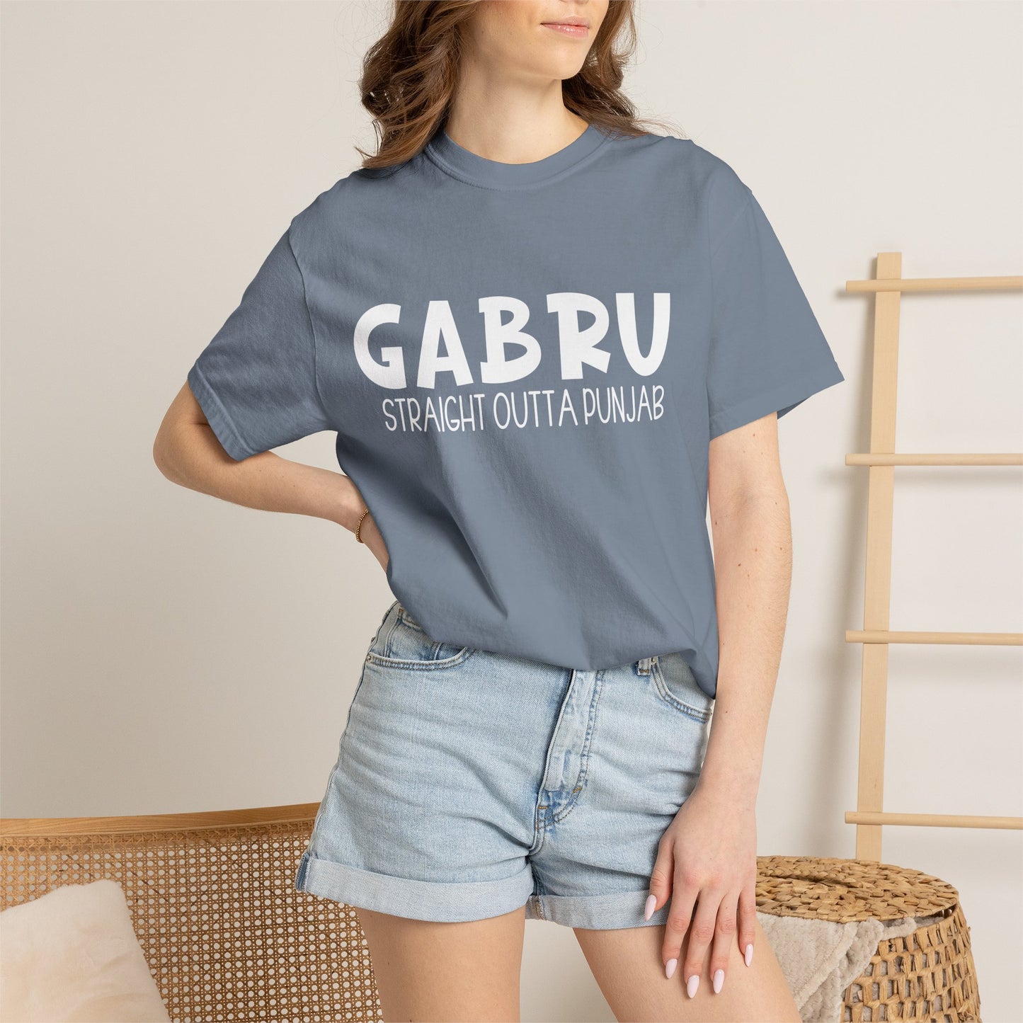 Gabru T-Shirt | Punjabi Desi Swagger Graphic Tee for Men