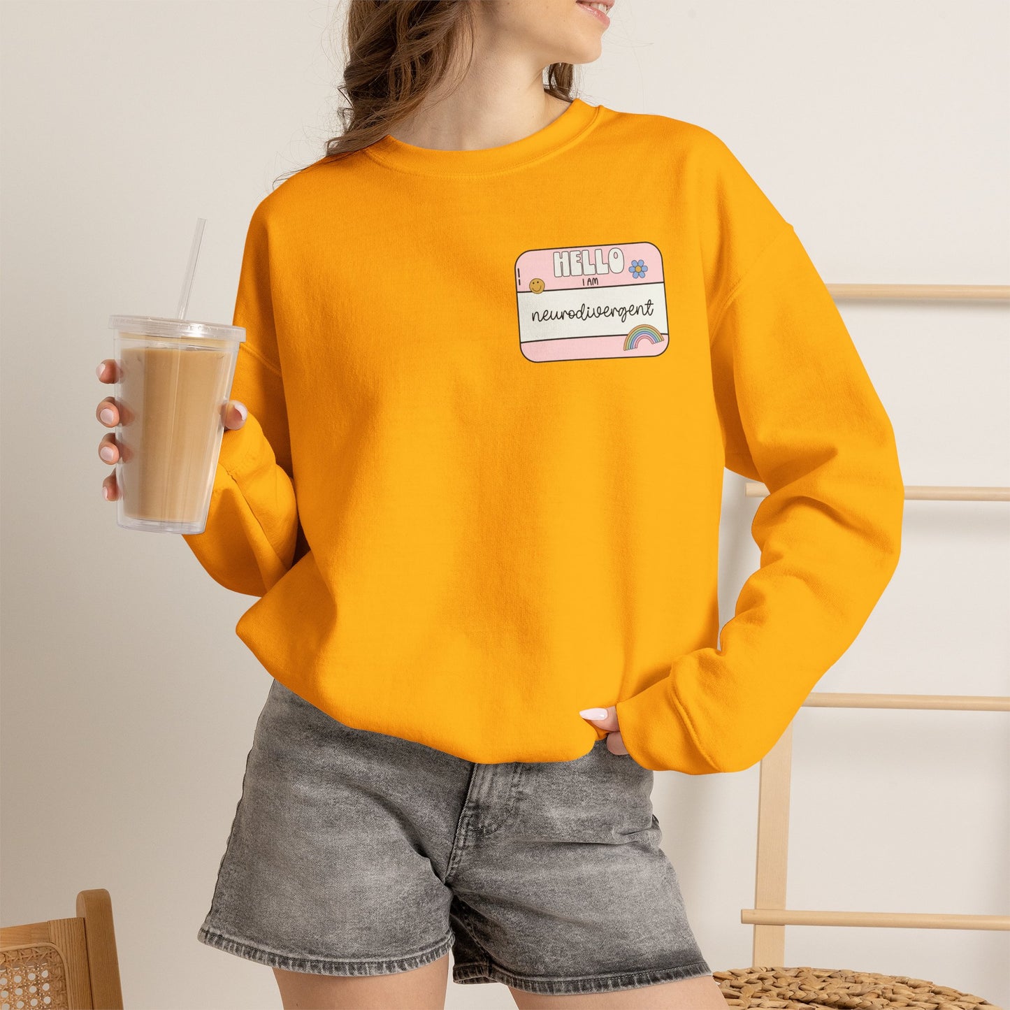 Neurodivergent and Proud Sweatshirt | ADHD Autism Awareness Crewneck
