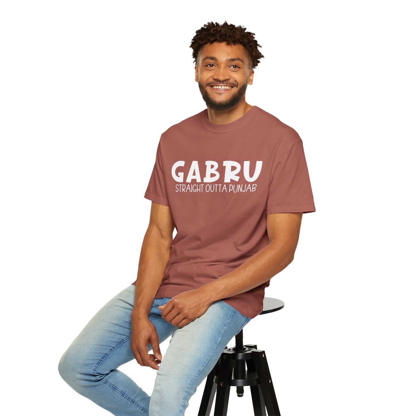 Gabru T-Shirt | Punjabi Desi Swagger Graphic Tee for Men