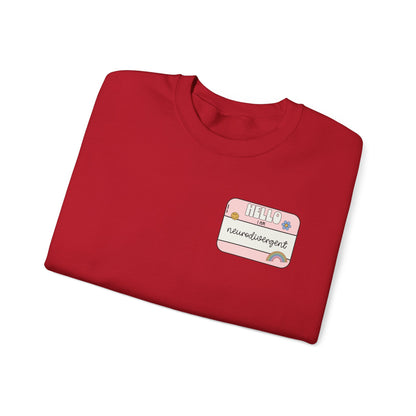 Neurodivergent and Proud Sweatshirt | ADHD Autism Awareness Crewneck