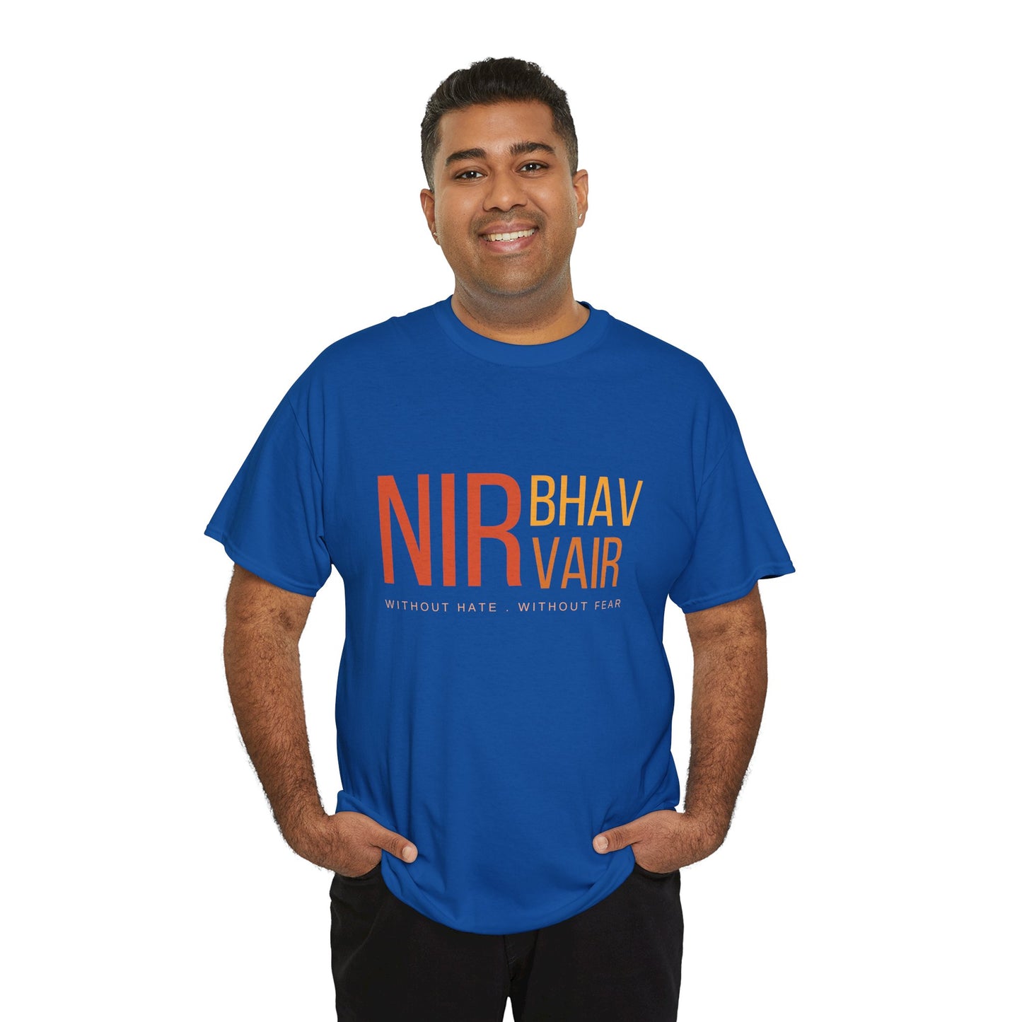 Nirbhau Nirvair T-Shirt – Punjabi Quote Tee