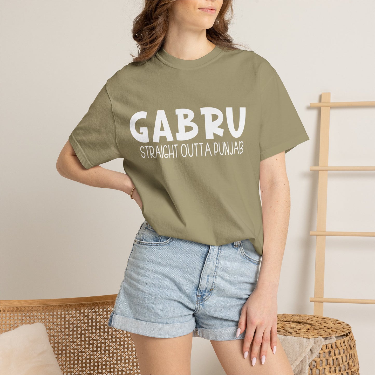 Gabru T-Shirt | Punjabi Desi Swagger Graphic Tee for Men