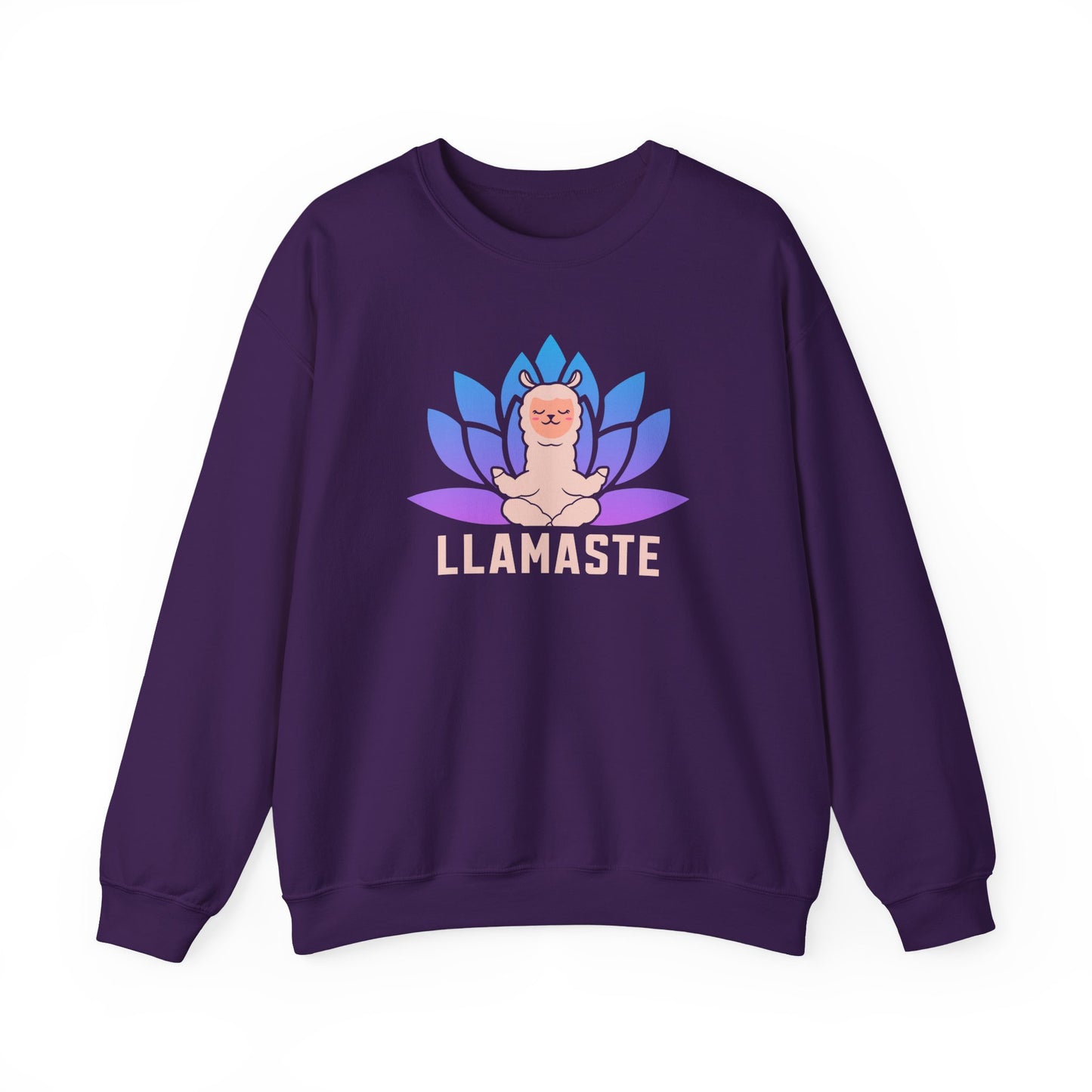Llamaste Sweatshirt – Funny Desi Yoga-Inspired Crewneck