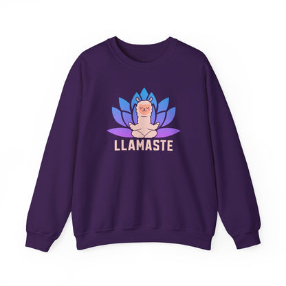 Llamaste Sweatshirt – Funny Desi Yoga-Inspired Crewneck