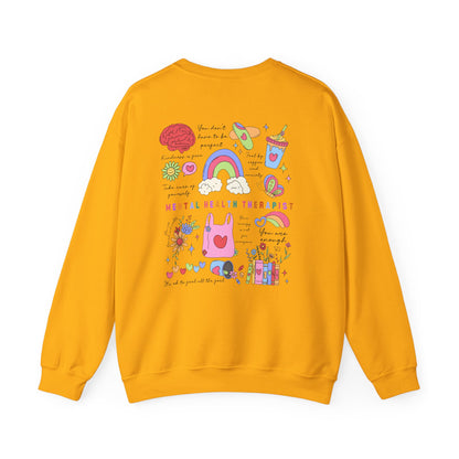 Can’t Talk Right Now, Doing Mental Health Therapist Stuff Sweatshirt – Funny Therapist Crewneck | Mental Health Apparel