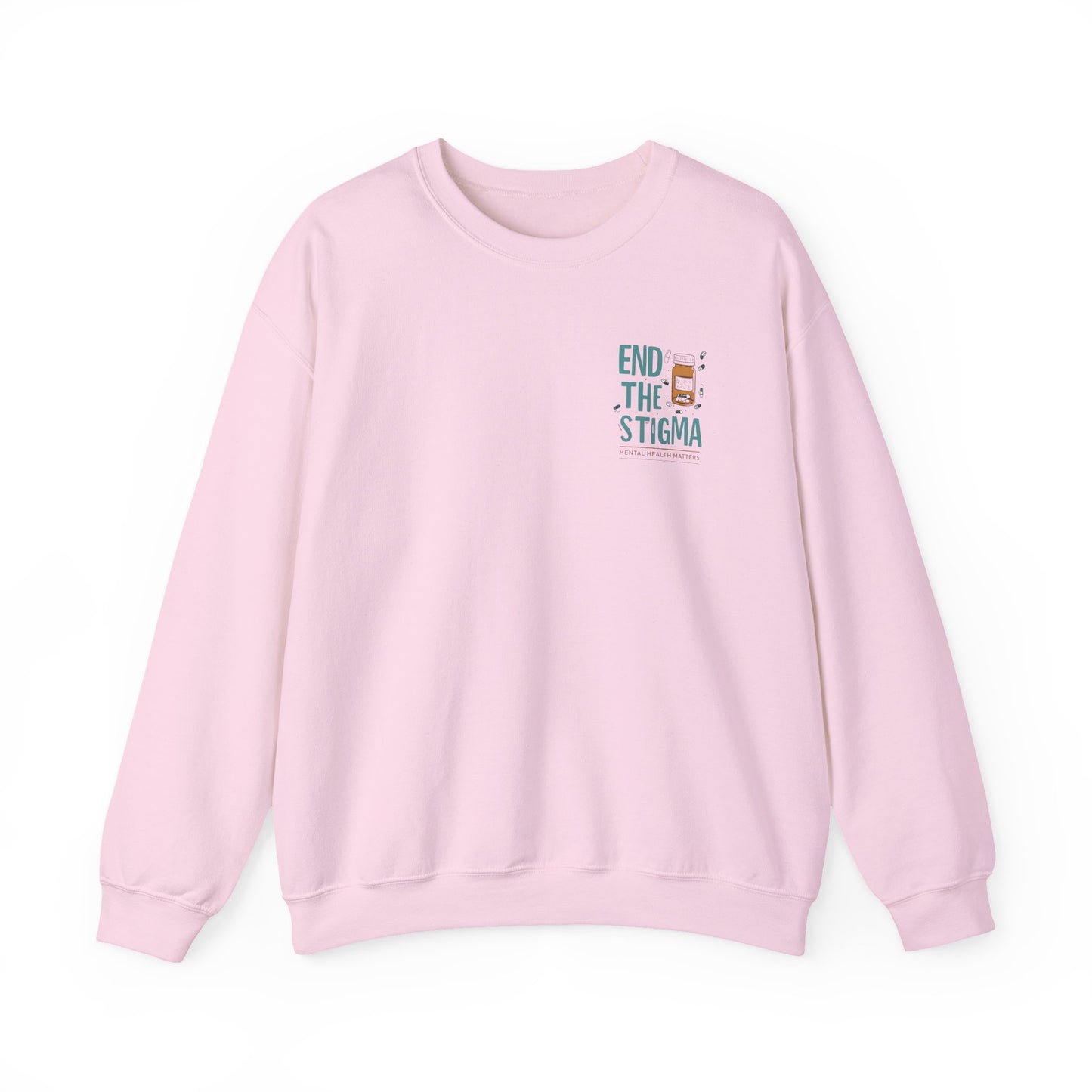 End the Stigma Sweatshirt – Mental Health Awareness Crewneck | Empowering Desi Clothing
