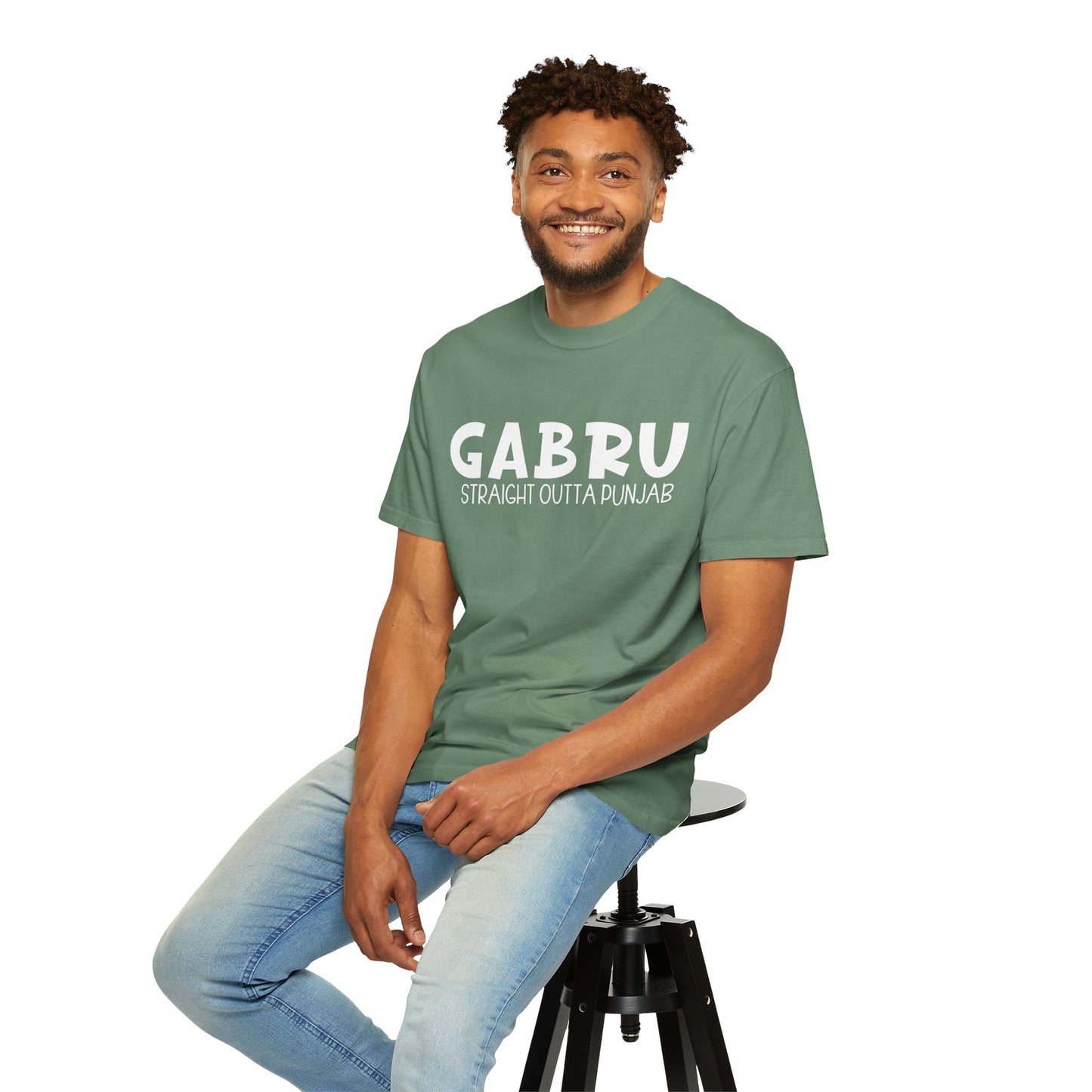 Gabru T-Shirt | Punjabi Desi Swagger Graphic Tee for Men
