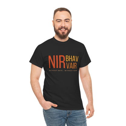 Nirbhau Nirvair T-Shirt – Punjabi Quote Tee