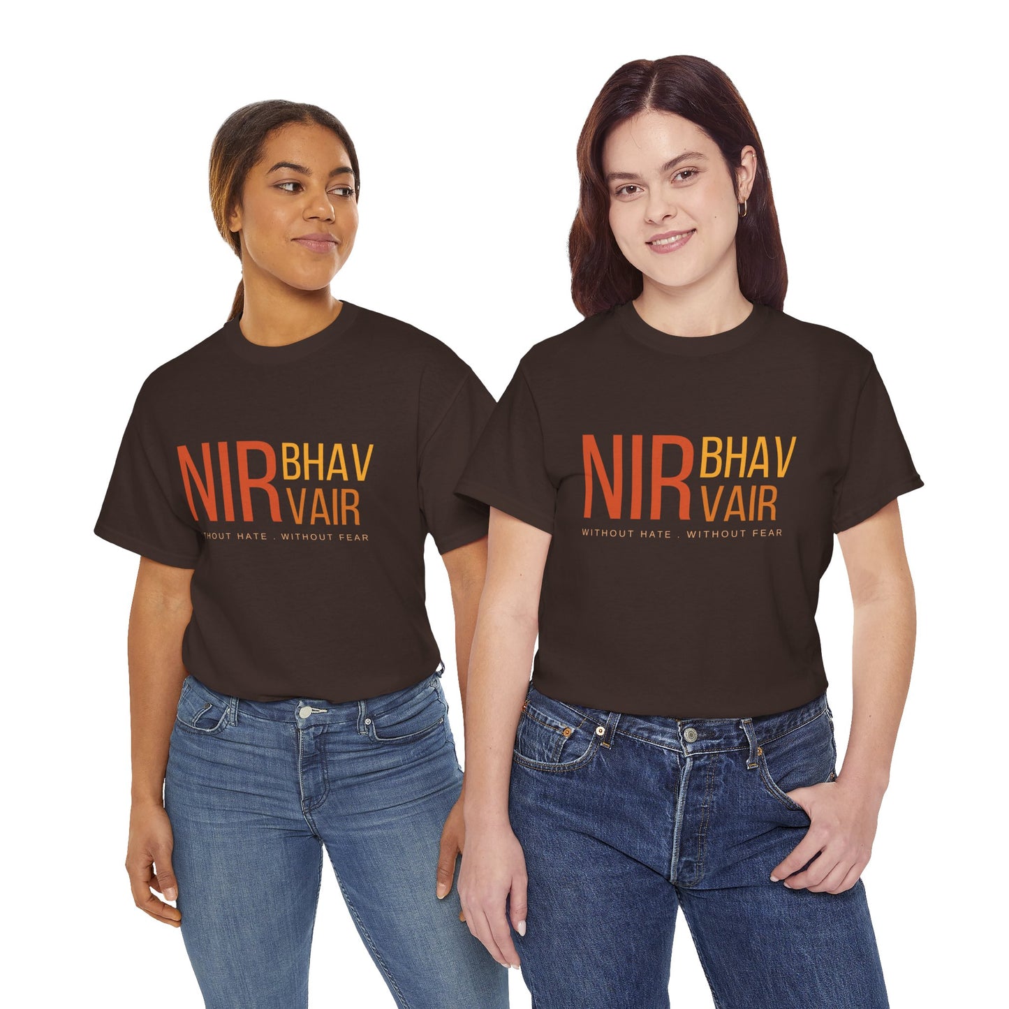 Nirbhau Nirvair T-Shirt – Punjabi Quote Tee