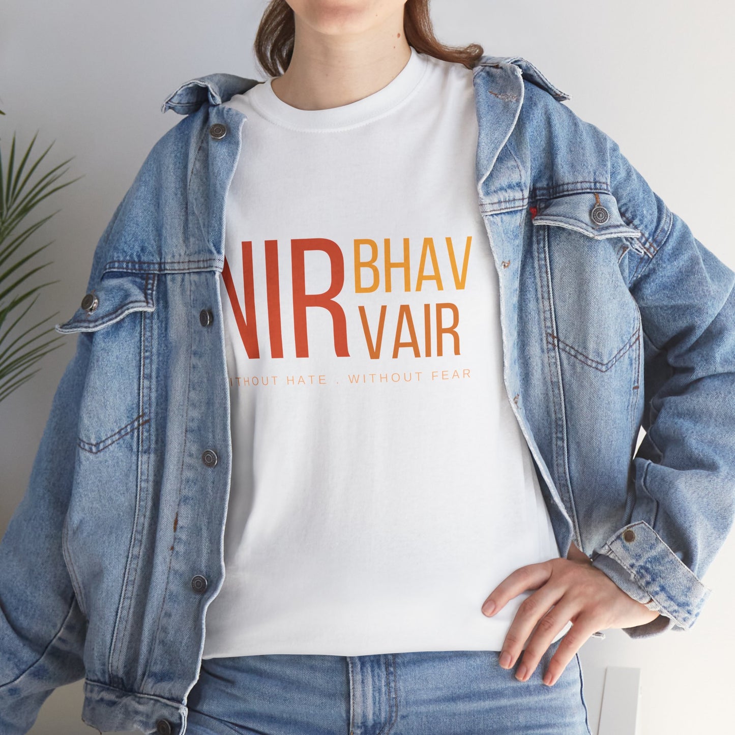 Nirbhau Nirvair T-Shirt – Punjabi Quote Tee