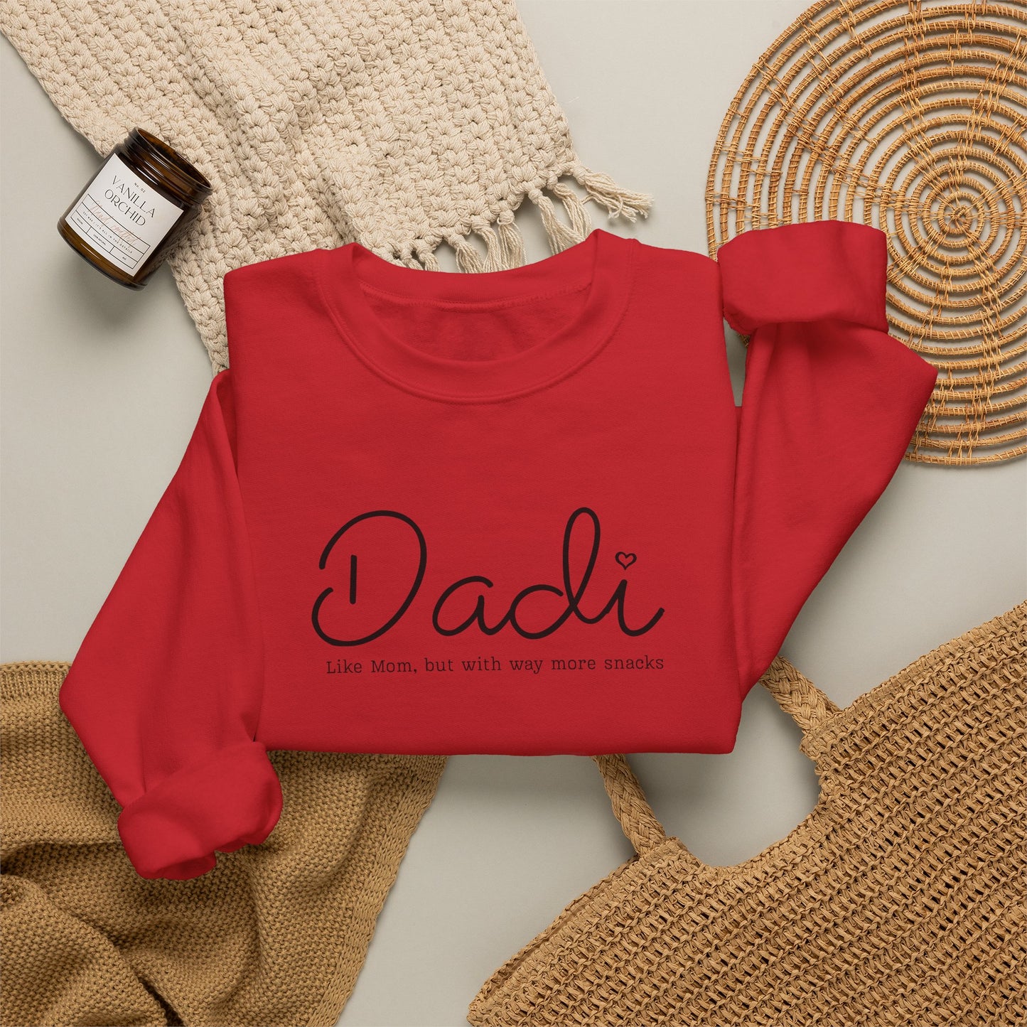 Dadi Sweatshirt, New Dadi Gift, Baby Announcement, Pregnancy Reveal, Desi Grandma Gift, South Asian Indian, Baby Shower Dadi Ji Gift