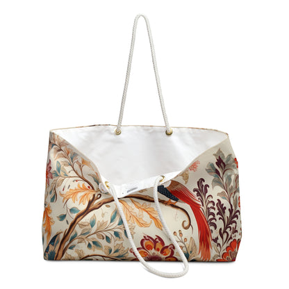 Indian Kalamkari Print Weekender Tote Bag