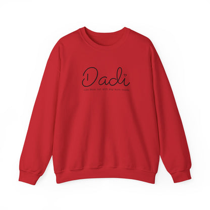 Dadi Sweatshirt, New Dadi Gift, Baby Announcement, Pregnancy Reveal, Desi Grandma Gift, South Asian Indian, Baby Shower Dadi Ji Gift