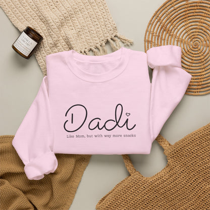 Dadi Sweatshirt, New Dadi Gift, Baby Announcement, Pregnancy Reveal, Desi Grandma Gift, South Asian Indian, Baby Shower Dadi Ji Gift