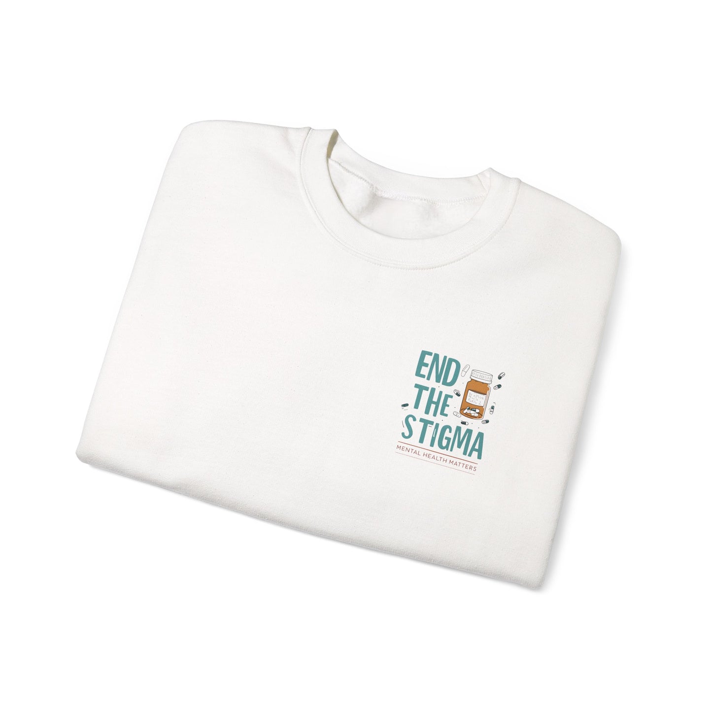 End the Stigma Sweatshirt – Mental Health Awareness Crewneck | Empowering Desi Clothing