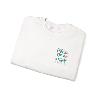 End the Stigma Sweatshirt – Mental Health Awareness Crewneck | Empowering Desi Clothing