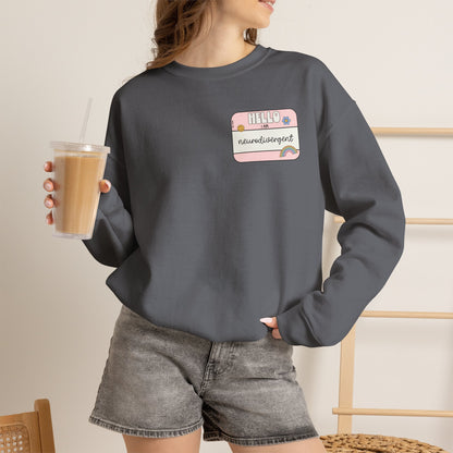 Neurodivergent and Proud Sweatshirt | ADHD Autism Awareness Crewneck