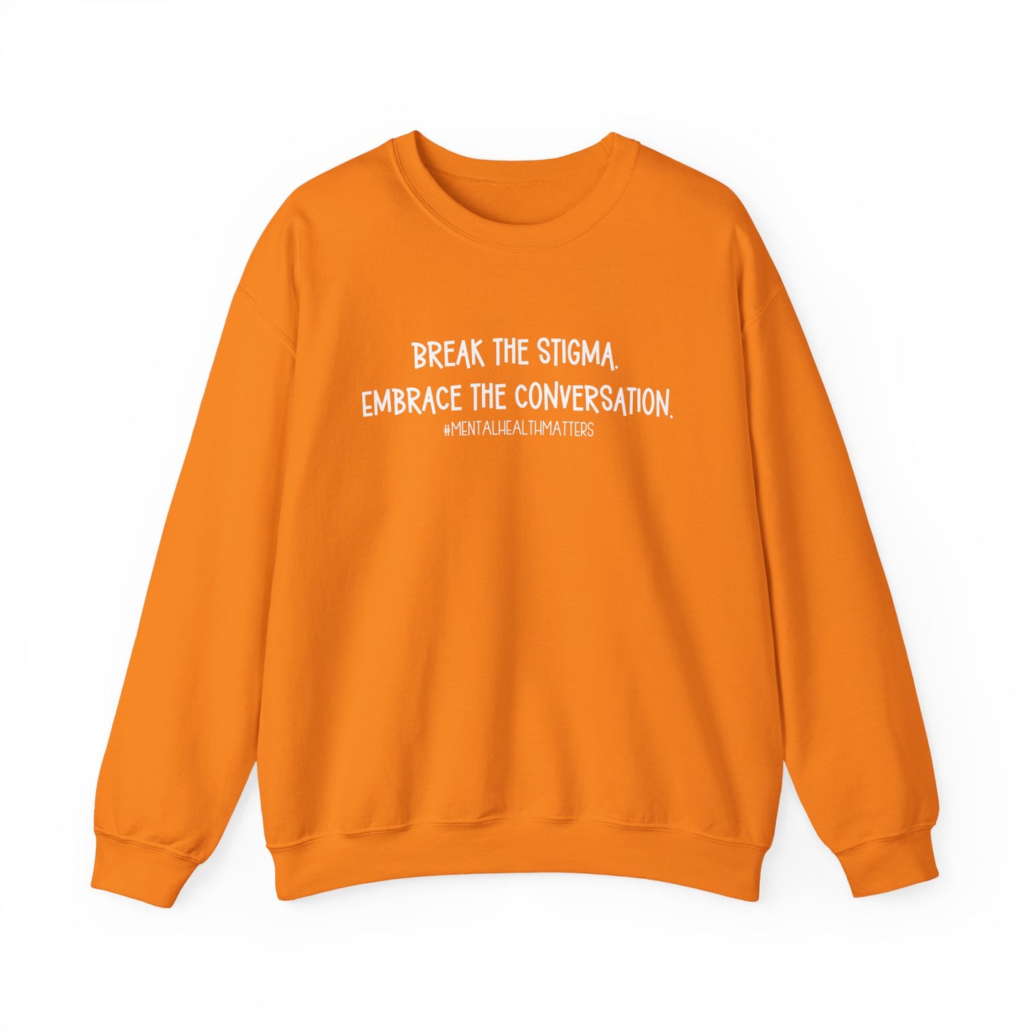 Break the Stigma - Mental Health Awareness Crewneck Sweatshirt