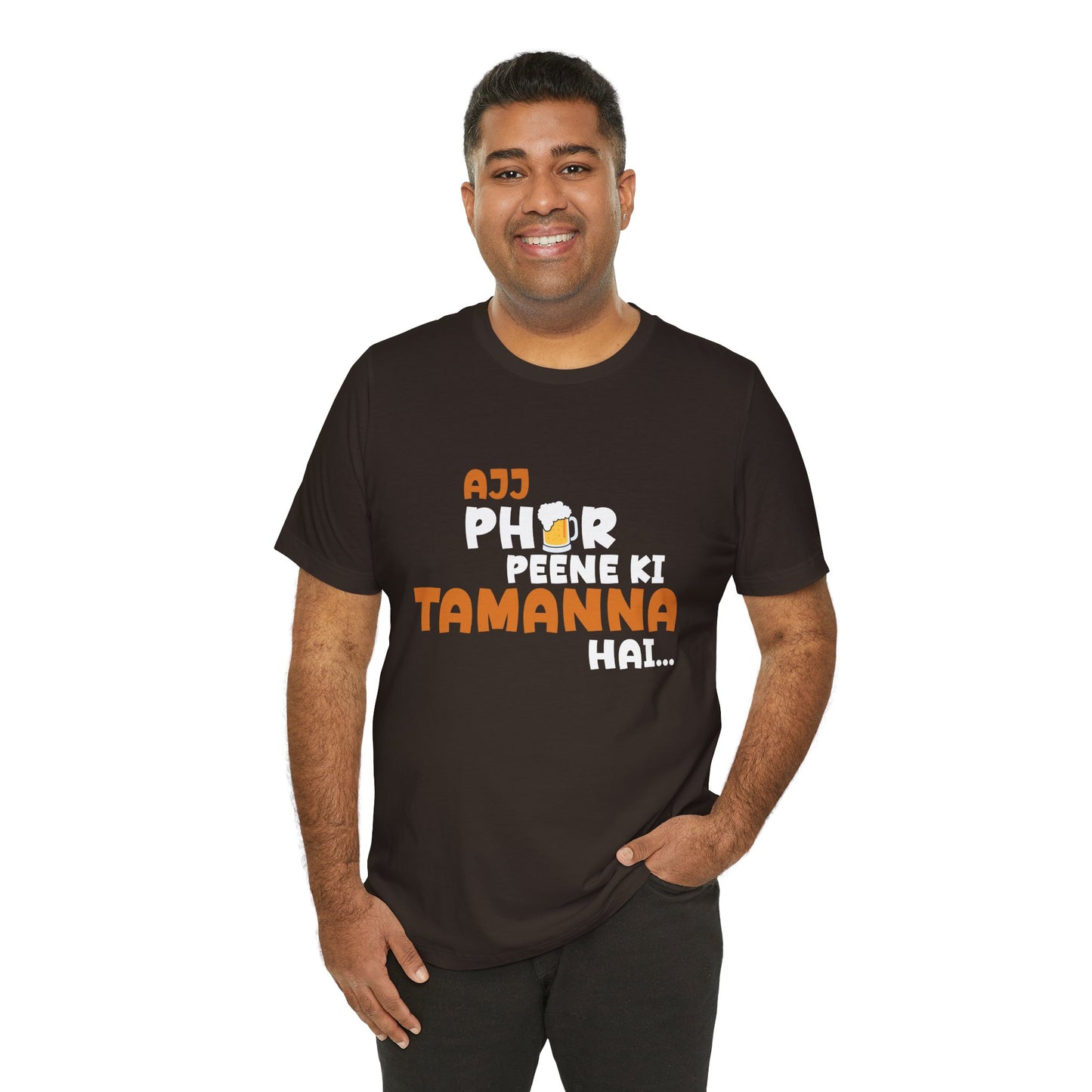 Ajj Phir Peene Ki Tamanah Hai T-Shirt | Funny Desi Party Tee