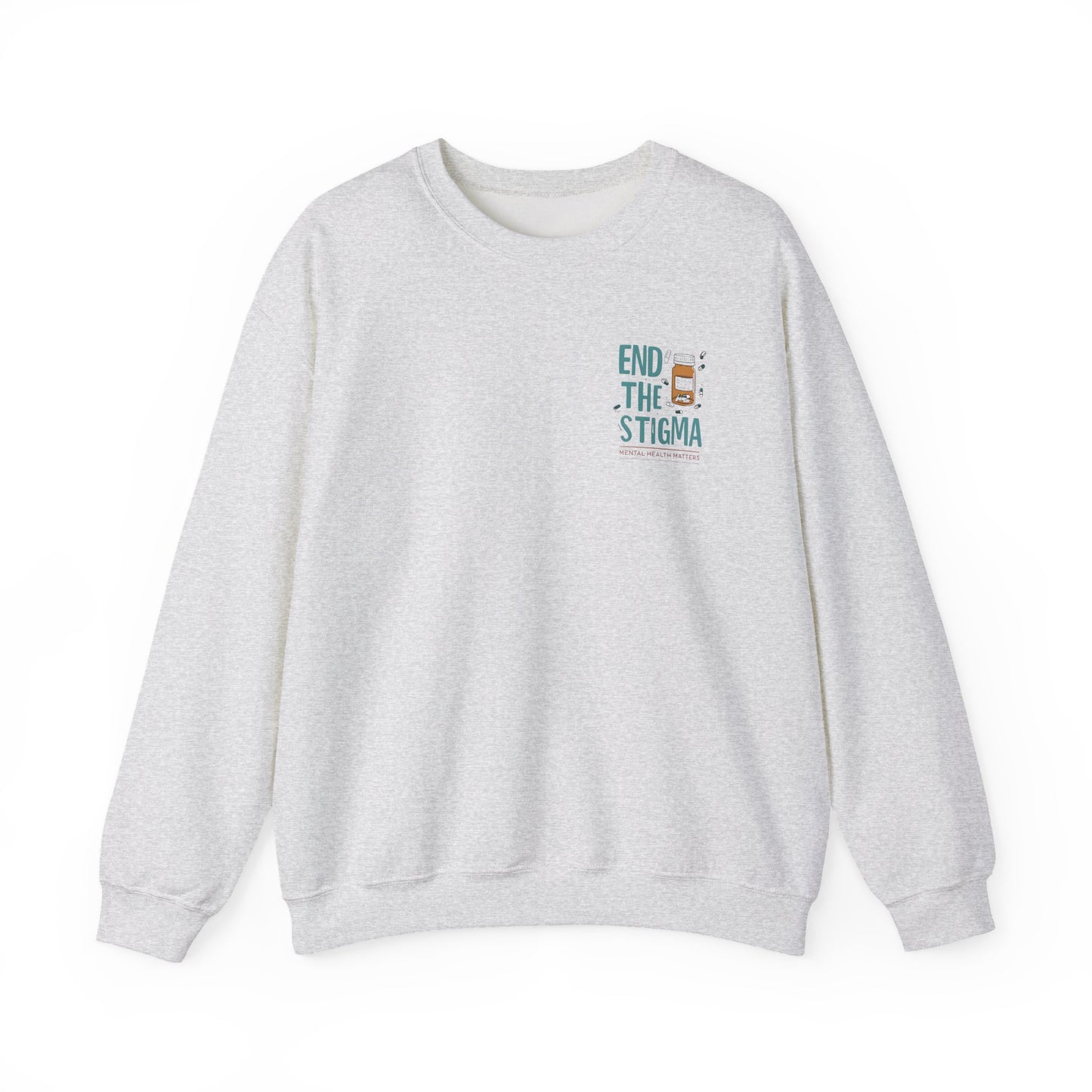 End the Stigma Sweatshirt – Mental Health Awareness Crewneck | Empowering Desi Clothing