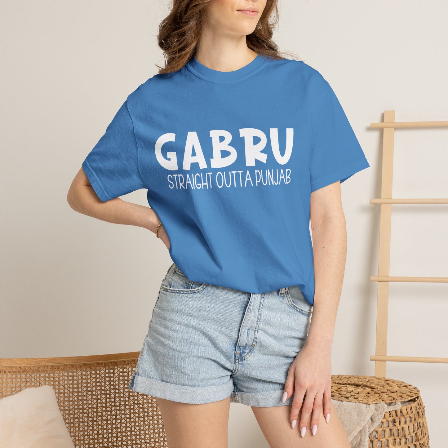 Gabru T-Shirt | Punjabi Desi Swagger Graphic Tee for Men